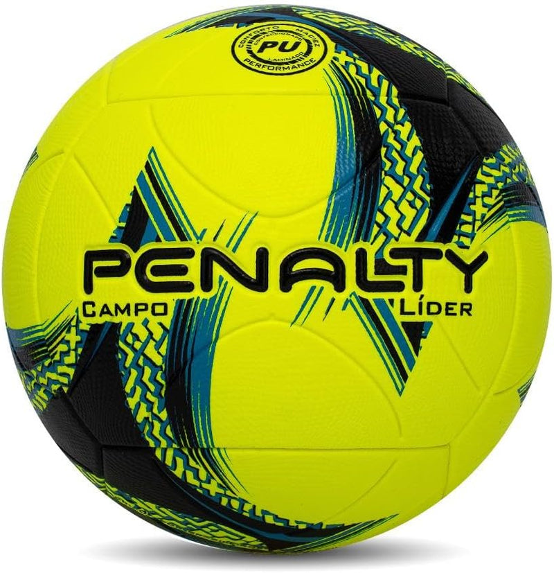 Bola Campo Líder Penalty Amarelo Preto